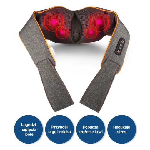 Medivon Collar Simple con cabezales de masaje Shiatsu y función de calor
