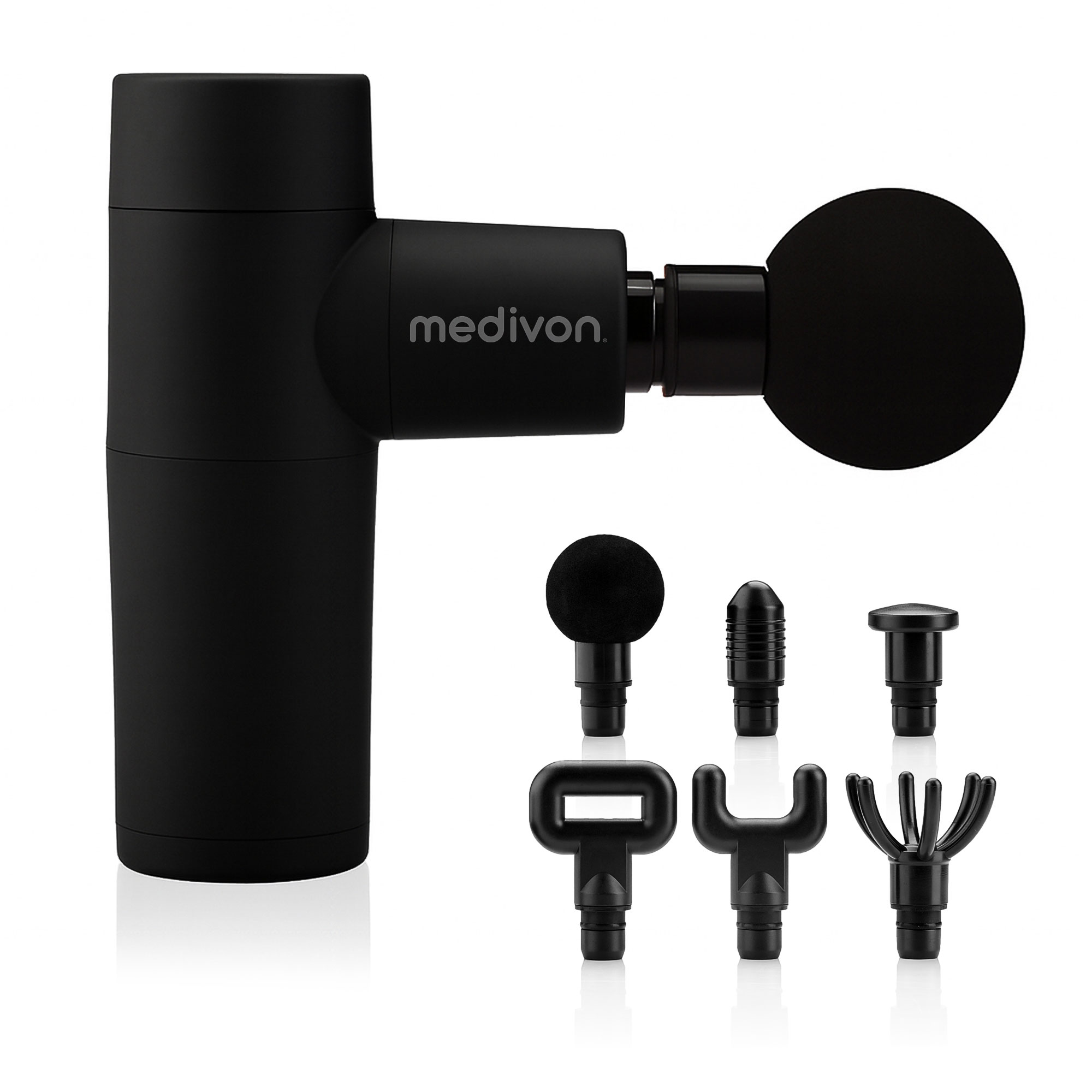 Medivon Gun Mini X- pistolet do masażu, masażer ręczny do ciała, czarny