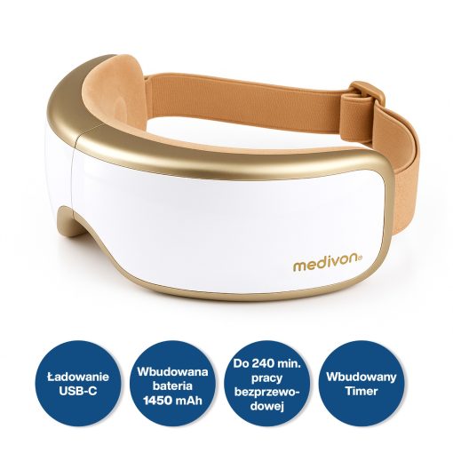 Masażer głowy, skroni i oczu Medivon Horizon PRO - obrazek 3