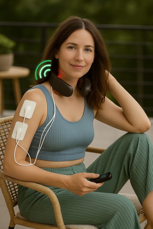 Medyczny masażer szyi i karku Smart EMS, elektrostymulator mięśni 2 w 1 - obrazek 6