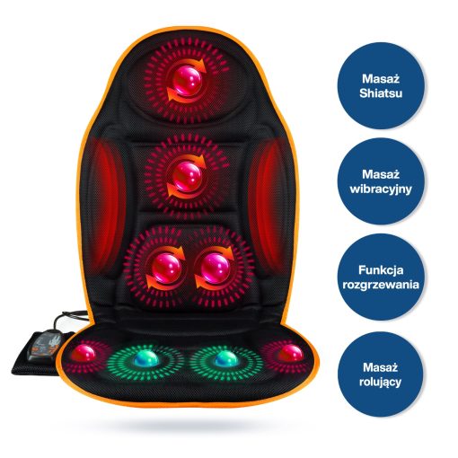 Mata masująca Medivon Cosy mesh Black - obrazek 2