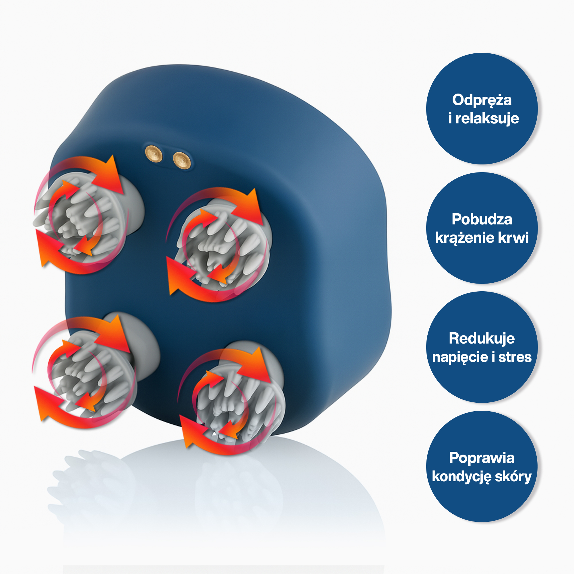 Medivon Neptun - masażer rolujący do skóry głowy - obrazek 2