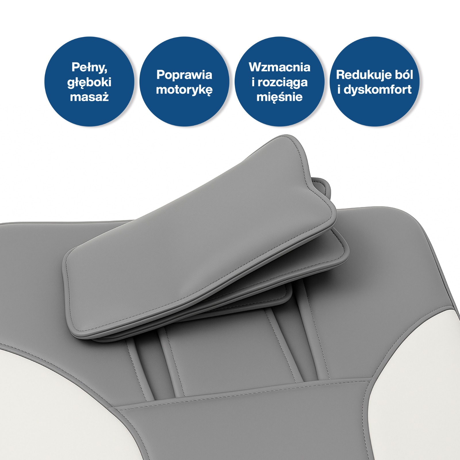 Medivon Yoga - mata masująca, wielostrefowy masażer ugniatający, masażer Shiatsu - obrazek 4