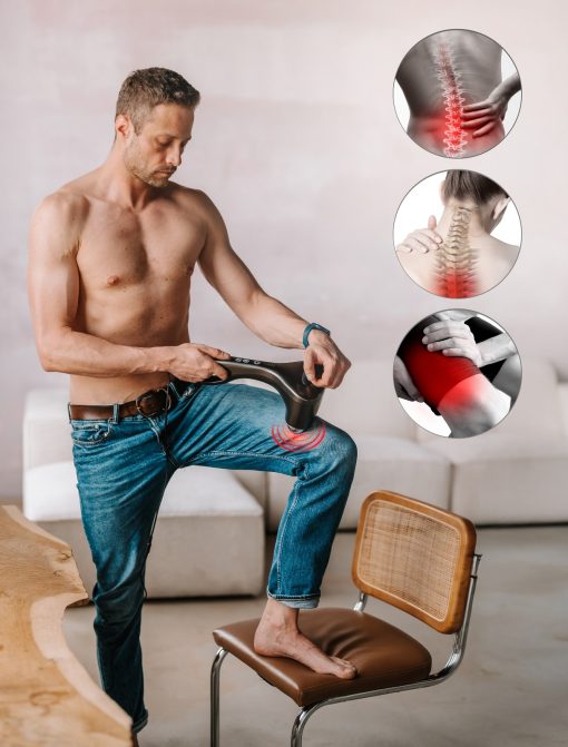 Medivon Libra PRO - masażer ręczny, antycellulitowy do ciała, pistolet do masażu - obrazek 7