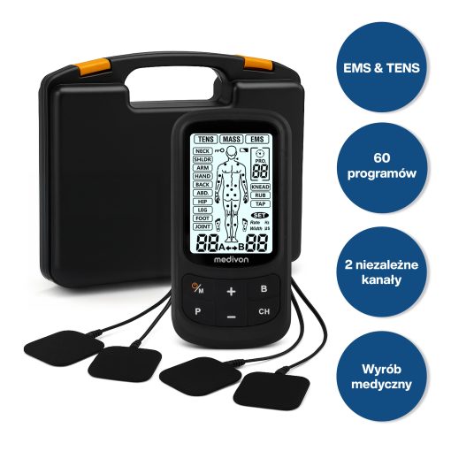 Certyfikowany elektrostymulator mięśni Medivon OdinFlex, TENS / EMS - obrazek 2