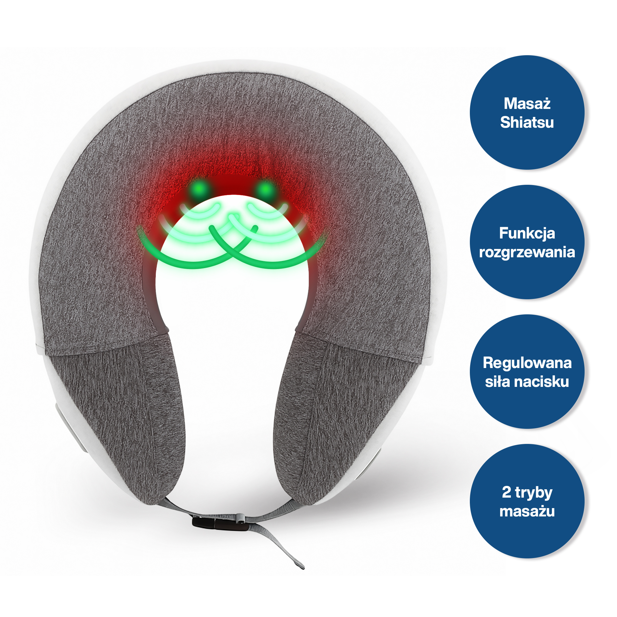 Kołnierz masujący shiatsu - Puffy - obrazek 2