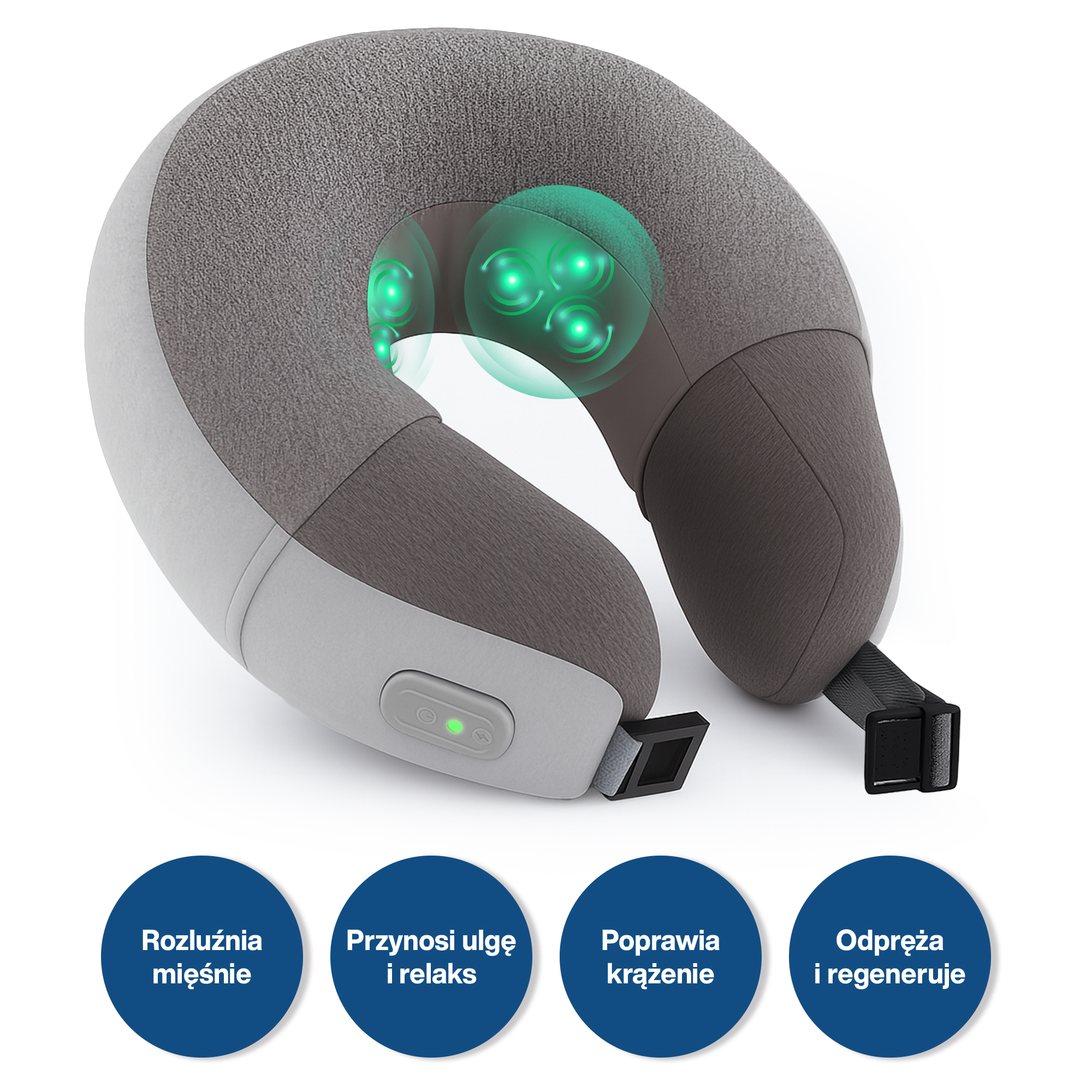 Kołnierz masujący shiatsu - Puffy - obrazek 3