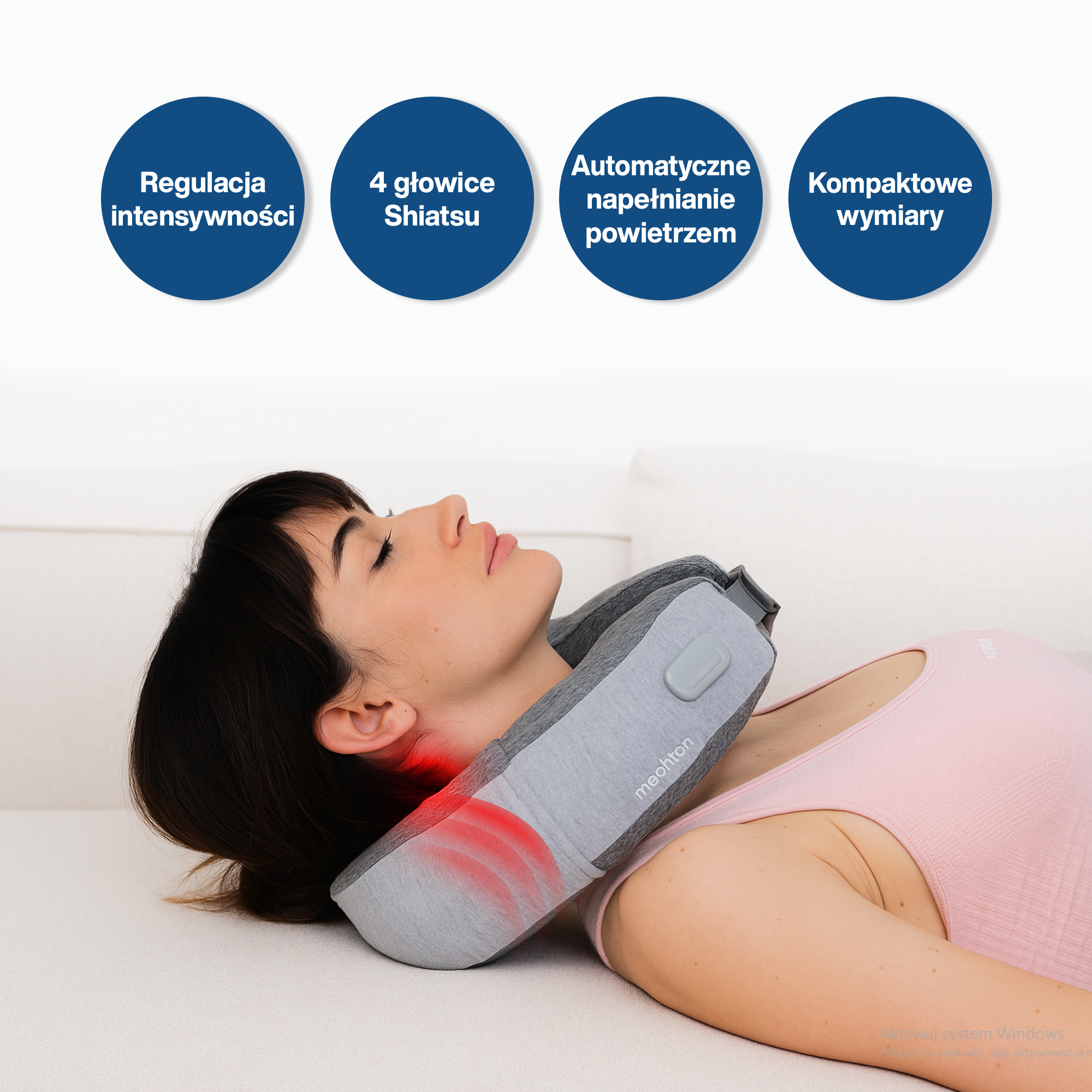 Kołnierz masujący shiatsu - Puffy - obrazek 4