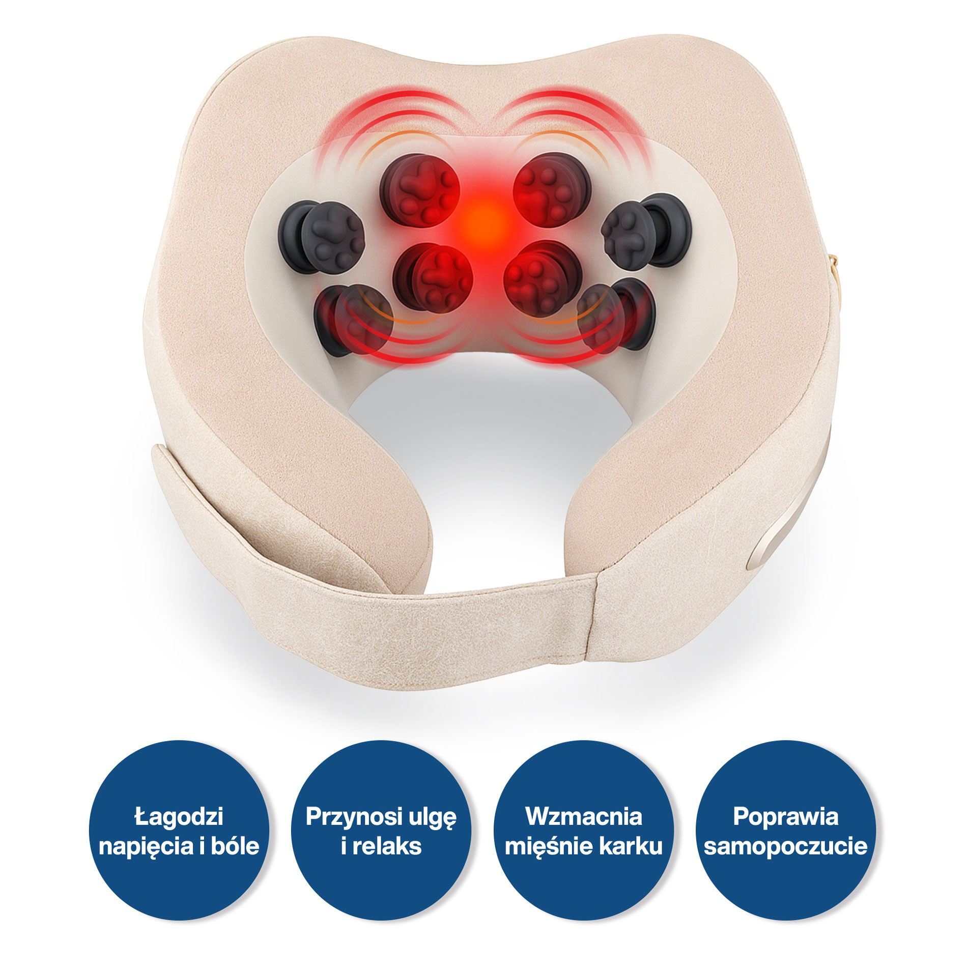 Luksusowy kołnierz masujący Medivon Calm - obrazek 3