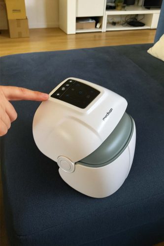 Click to view full screen Medivon Knee PRO - uciskowy masażer kolan i łokci, masażer wibracyjny photo review