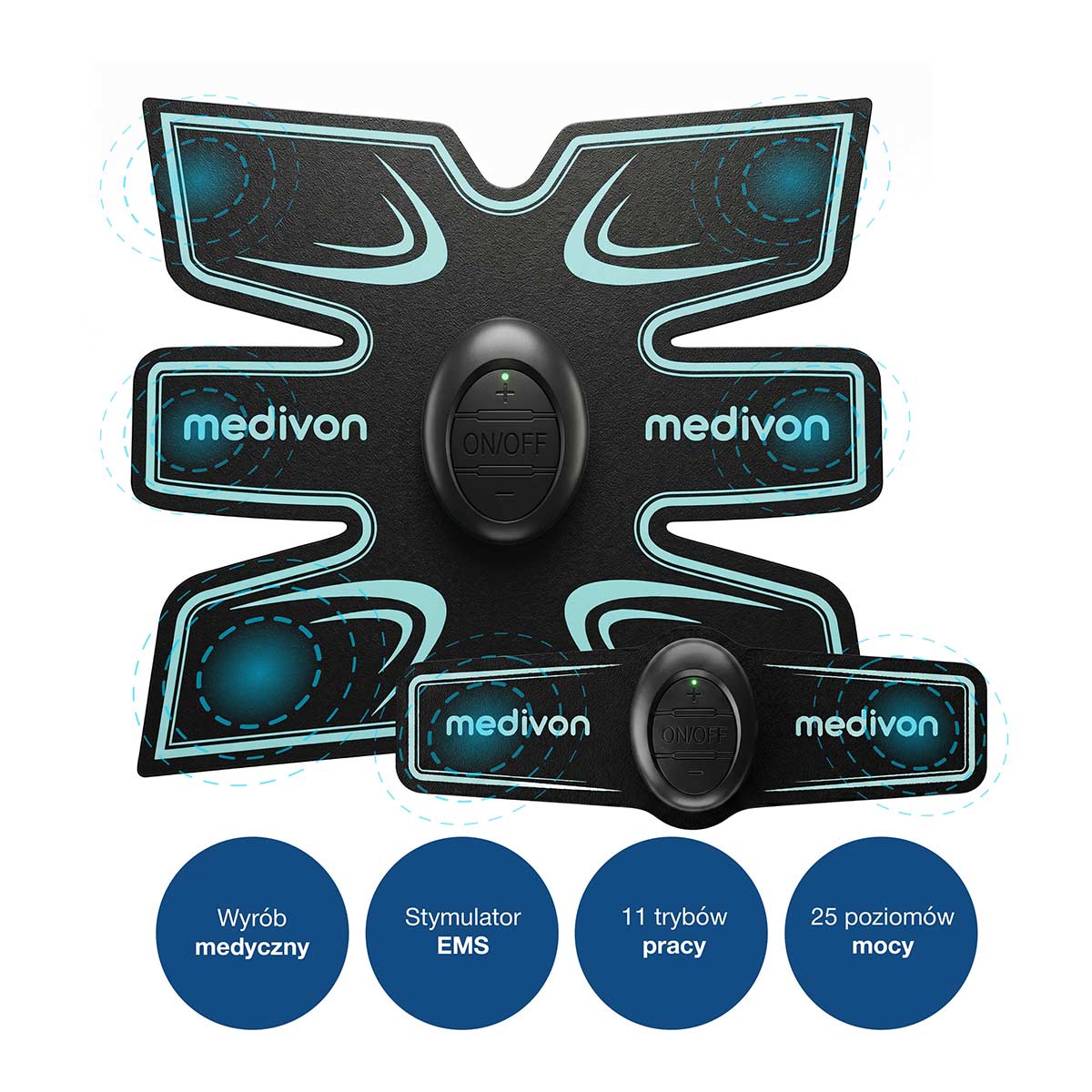 Elektrostymulator mięśni EMS Medivon Body Pulse Go - obrazek 2