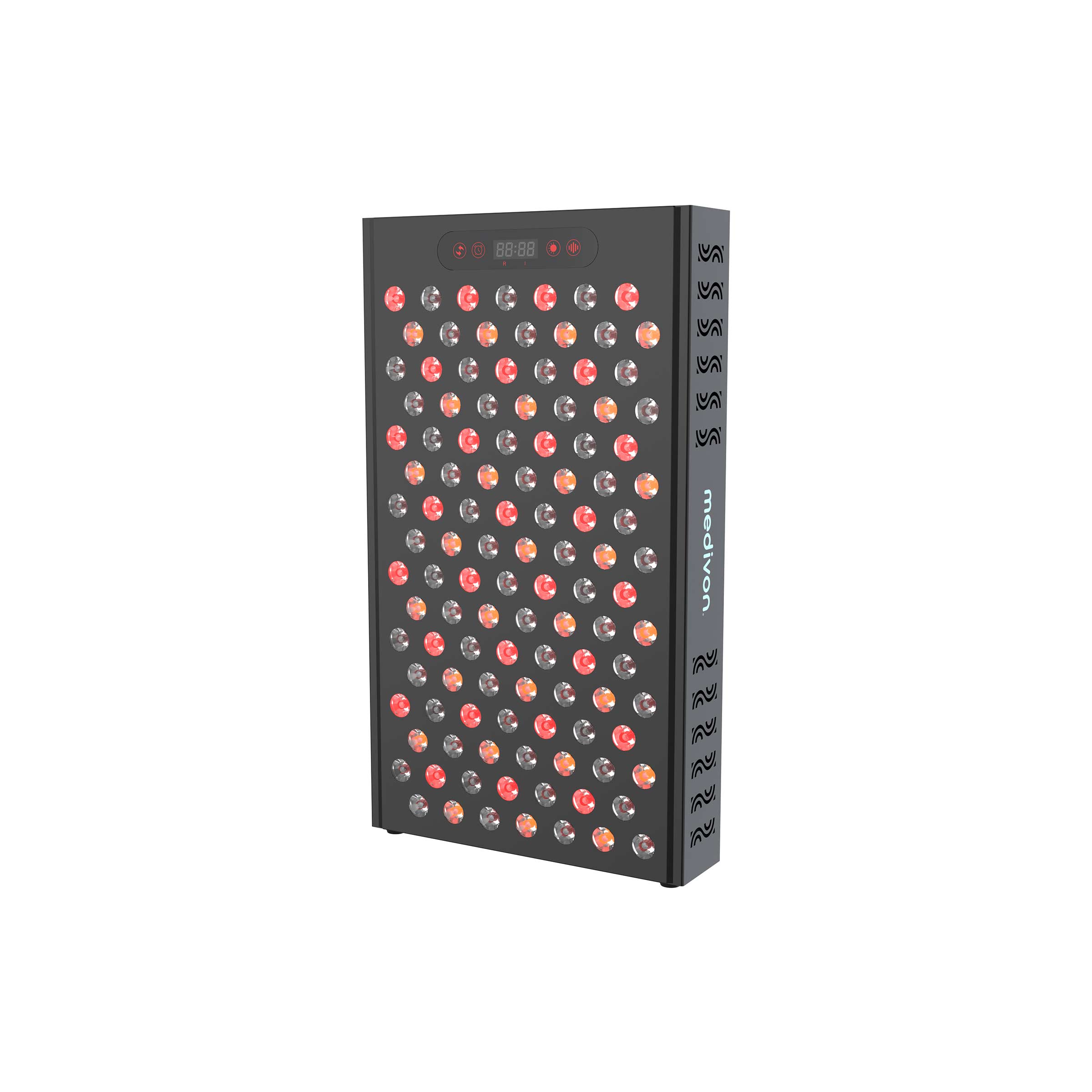 Panel LED do ciała MEDIVON Lumera Plus Czarny - terapia światłem czerwonym i NIR